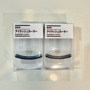 2 Pieces Set_Muji Portable Eyelash Curler_NWT
